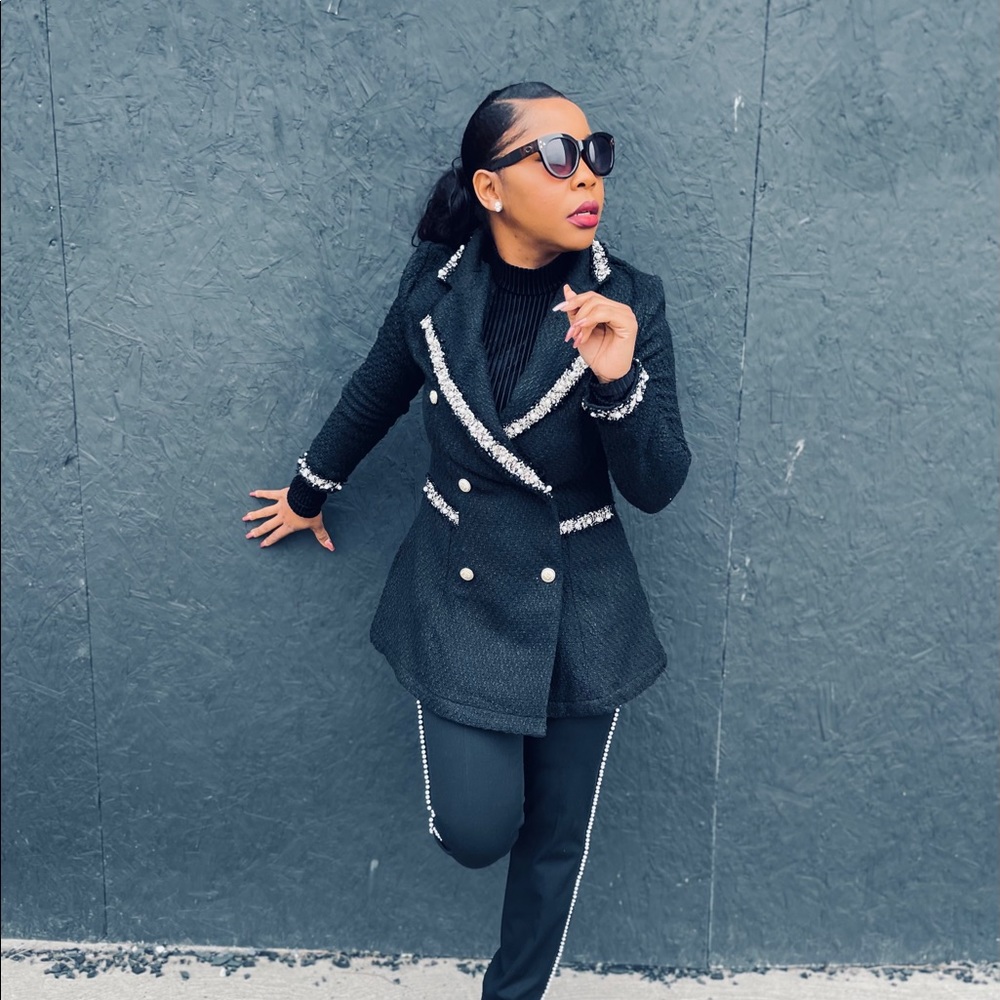 Tweed blazer (thick and warm)